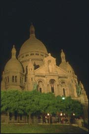Sacr Coeur Basilica on Montmartre.
