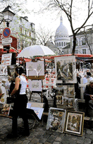 montmartre and the flea market - paris tour
